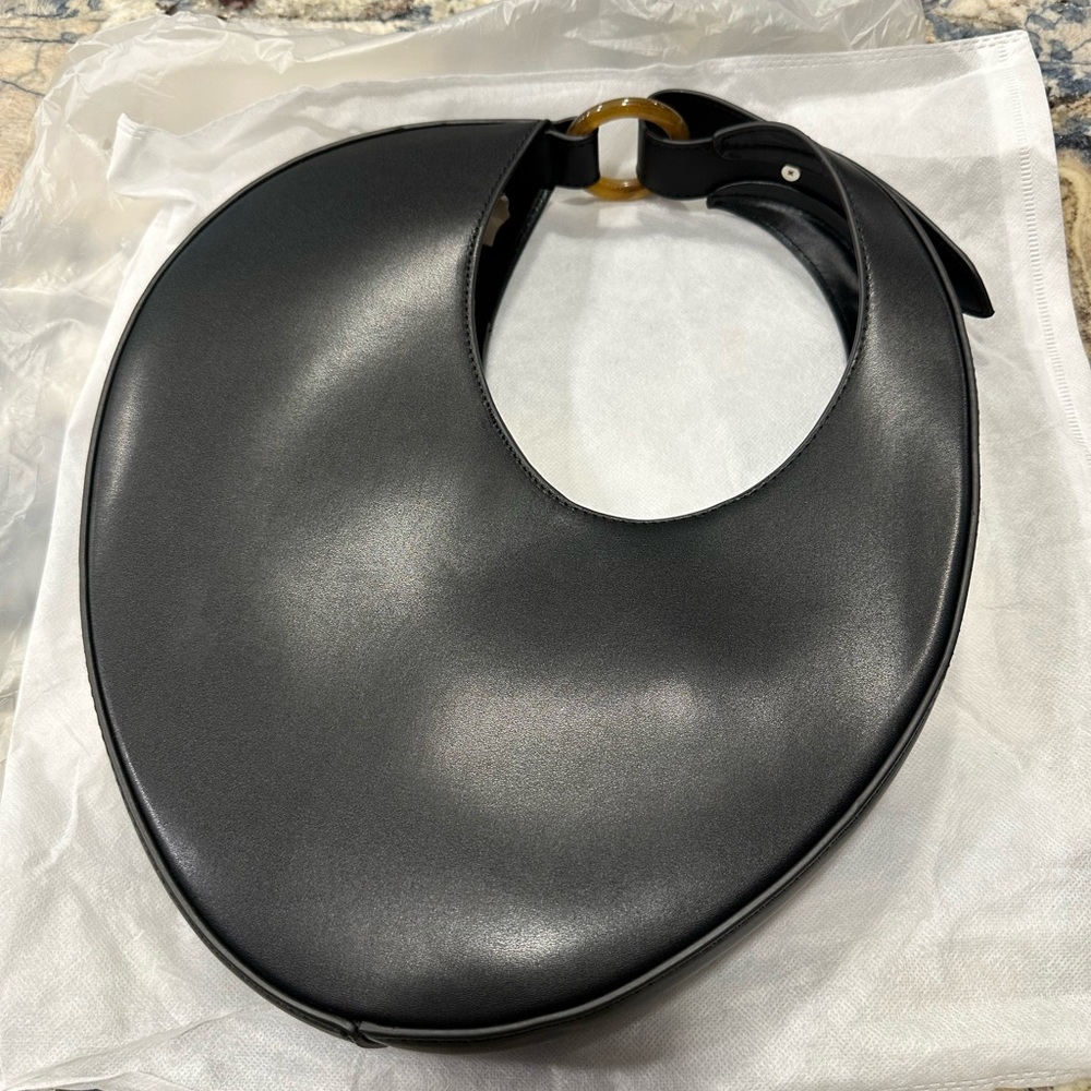 Elegant Black Leather Women's Bag